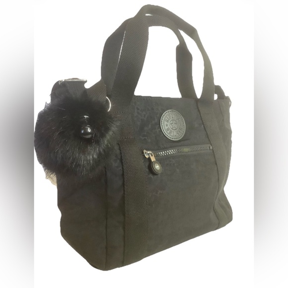 Kipling Black JAYLA Small Shimmering Spot Bag nwt - Picture 2 of 16